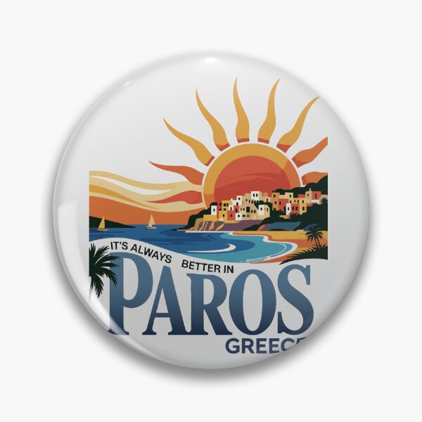 Item preview, It’s Always Better in Paros Greece – Greek Travel Graphic designed and sold by paulo silveira.