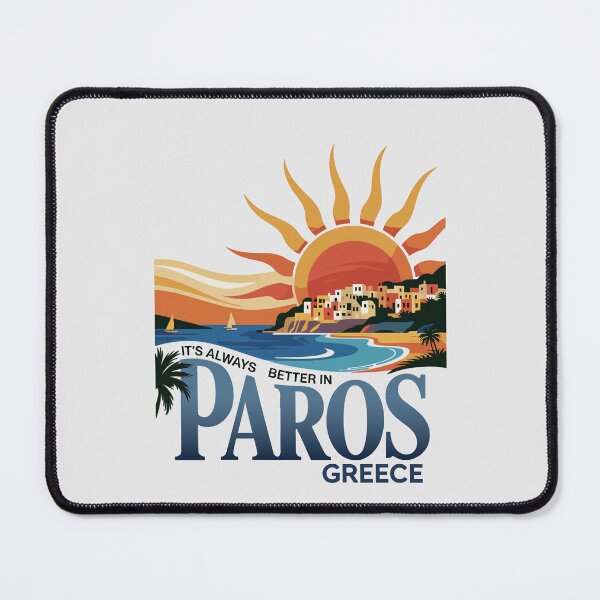 Item preview, It’s Always Better in Paros Greece – Greek Travel Graphic designed and sold by paulo silveira.