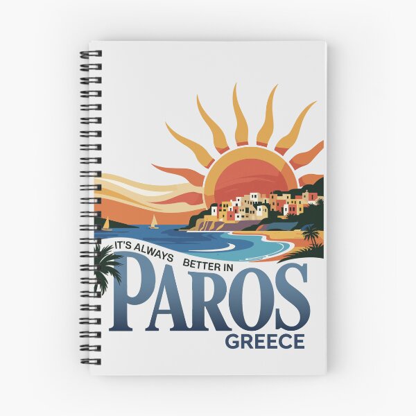 Item preview, It’s Always Better in Paros Greece – Greek Travel Graphic designed and sold by paulo silveira.
