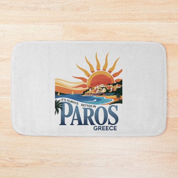 Item preview, It’s Always Better in Paros Greece – Greek Travel Graphic designed and sold by paulo silveira.