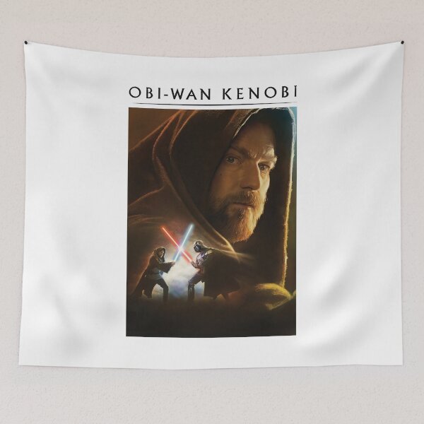 Item preview, Obi-Wan Kenobi Lightsaber Movies Poster Fan Art designed and sold by AmayaCotter.