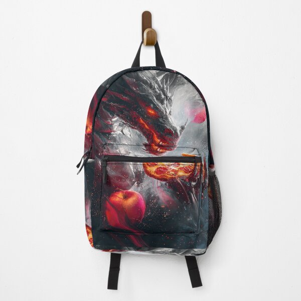 Item preview, Infernal Pizza Dragon – Dark Fantasy Surreal Beast Art designed and sold by Grafititee.