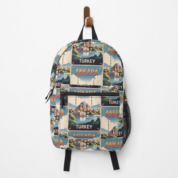 Item preview, Ankara Turkey Vintage Travel Tourism Art designed and sold by TravelersGems.