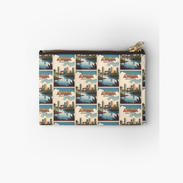 Item preview, Aruba Oranjestad Vintage Travel Tourism Art designed and sold by TravelersGems.
