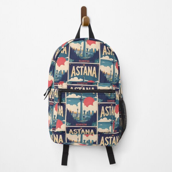 Item preview, Astana Kazakhstan Vintage Travel Tourism Art designed and sold by TravelersGems.