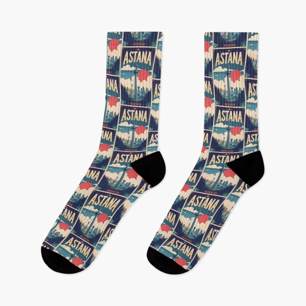 Item preview, Astana Kazakhstan Vintage Travel Tourism Art designed and sold by TravelersGems.