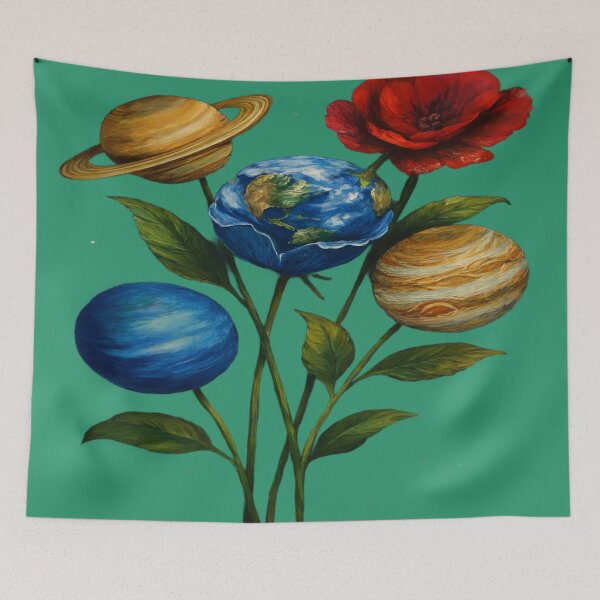 Item preview, bouquet of floral planets designed and sold by Ecosetereos.