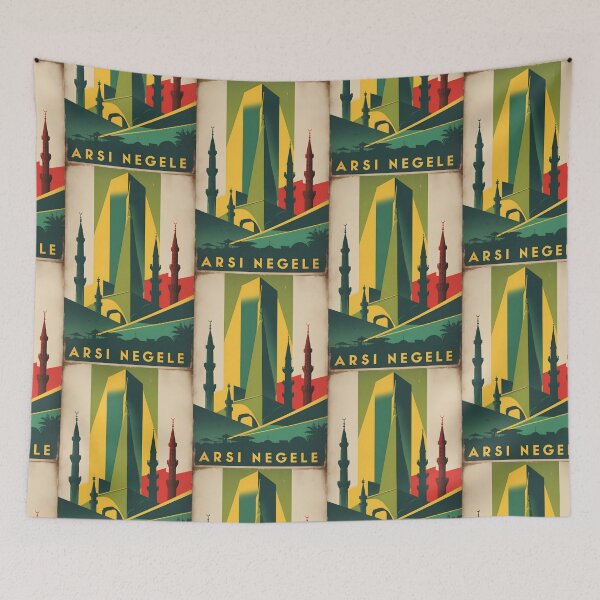 Item preview, Arsi Negele Ethiopia Africa Retro Vintage Travel Souvenir designed and sold by TravelersGems.