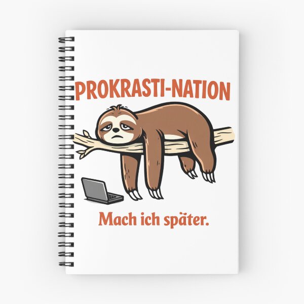 Item preview, Procrastination Nation – I'll do it later | Funny sloth design with humor designed and sold by FrenchieFever.