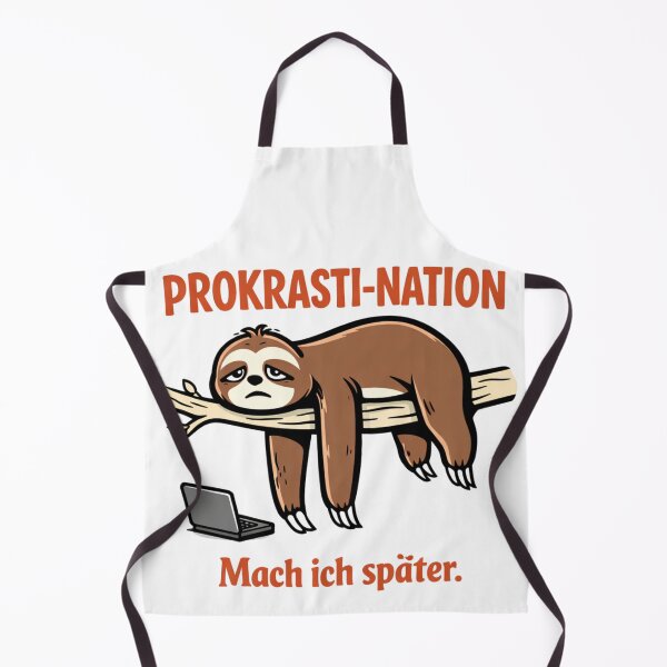 Item preview, Procrastination Nation – I'll do it later | Funny sloth design with humor designed and sold by FrenchieFever.