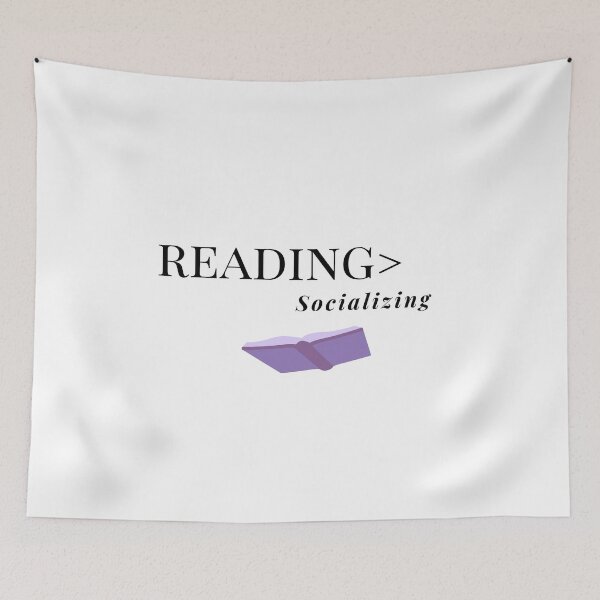 Item preview, Reading Greater Than Socializing Book Lover Gift Sticker designed and sold by ade-datt.