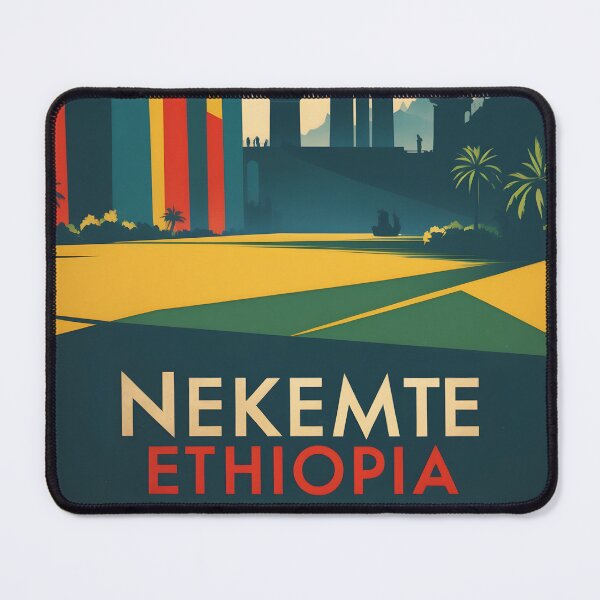 Item preview, Nekemte Ethiopia Africa Retro Vintage Travel Souvenir designed and sold by TravelersGems.