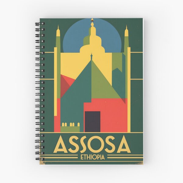 Item preview, Assosa Ethiopia Africa Retro Vintage Travel Souvenir designed and sold by TravelersGems.