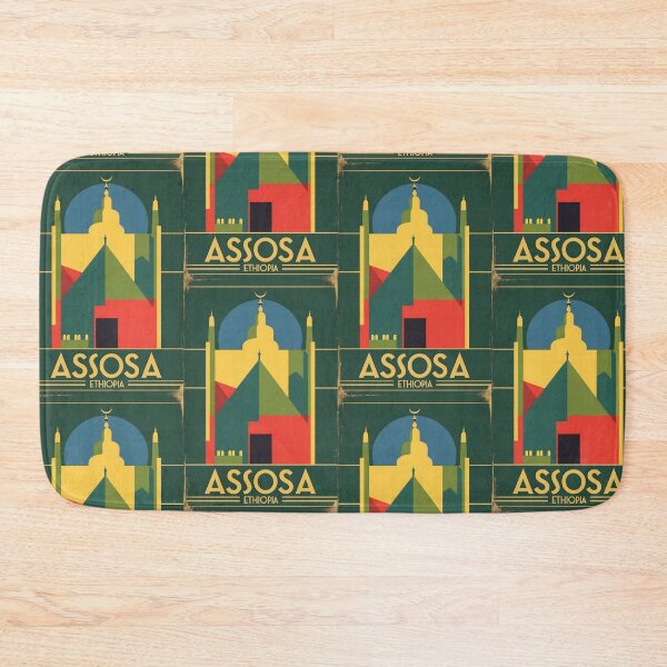 Item preview, Assosa Ethiopia Africa Retro Vintage Travel Souvenir designed and sold by TravelersGems.