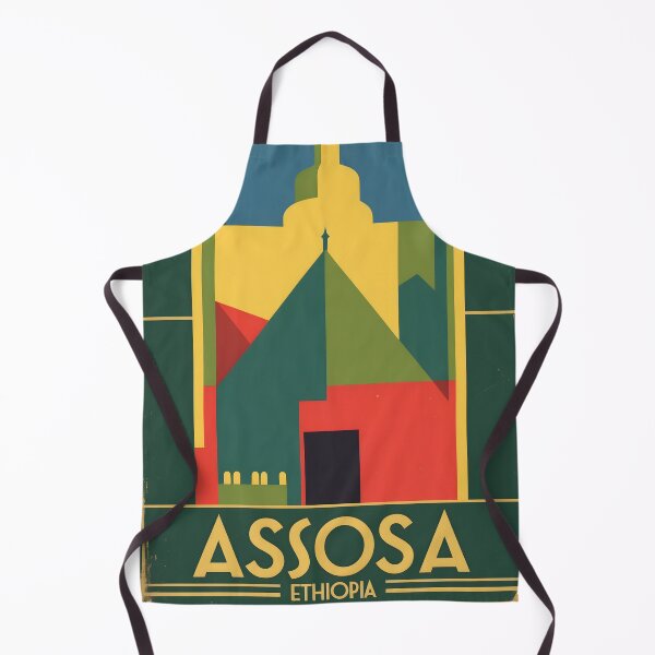 Item preview, Assosa Ethiopia Africa Retro Vintage Travel Souvenir designed and sold by TravelersGems.