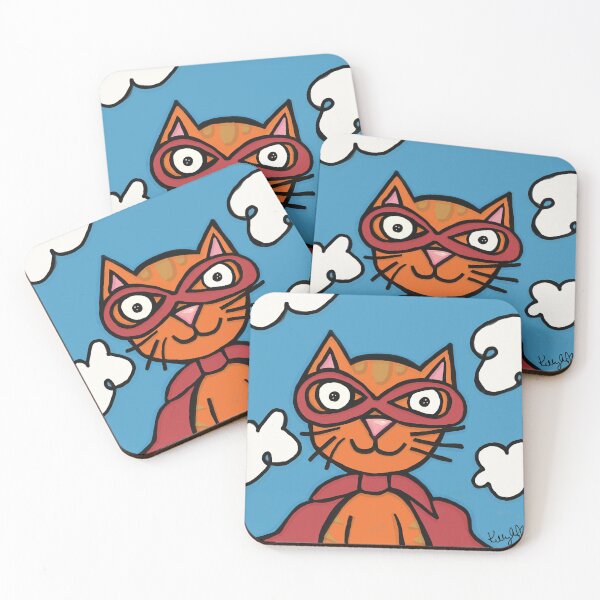 Item preview, Hero Cat designed and sold by KellyAirhartStudios.