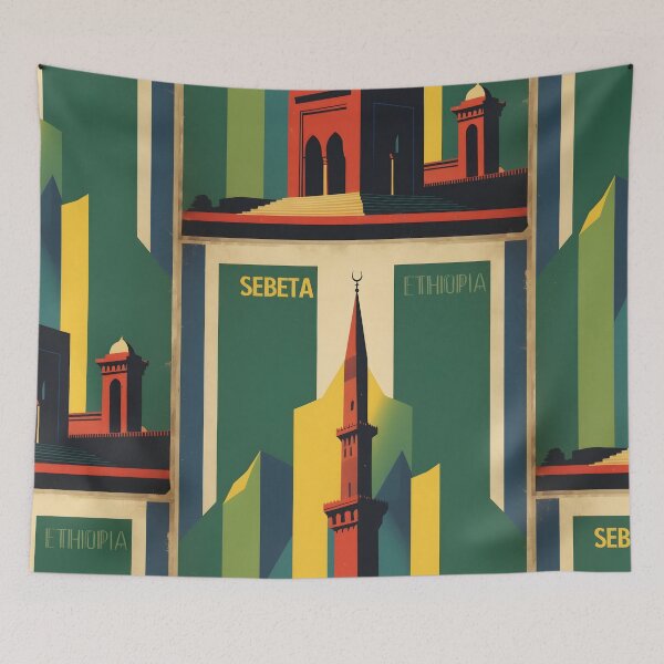 Item preview, Sebeta Ethiopia Retro Vintage Travel Design designed and sold by TravelersGems.
