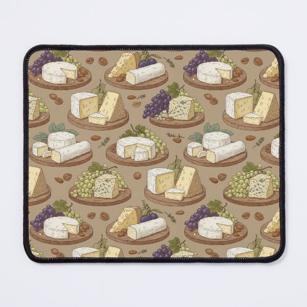 Item preview, Cheese and Grapes Food Pattern designed and sold by All About DigiCraft by Fedelina.