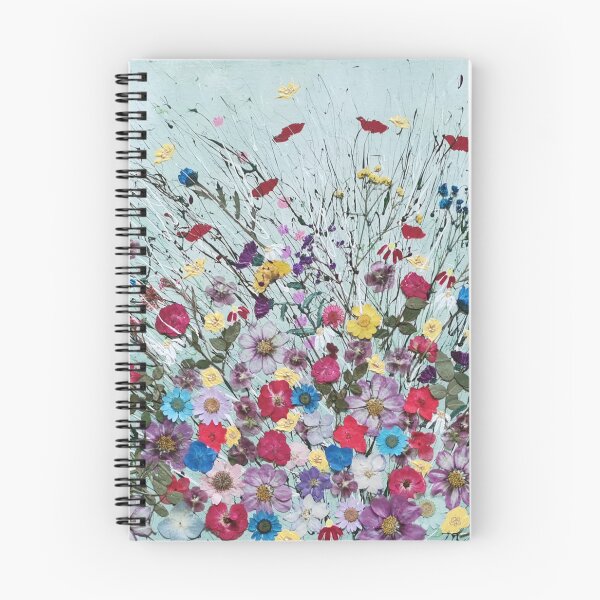 Item preview, Enchanted Eden abstract contemporary meadow flowers designed and sold by ElisaTruemanArt.