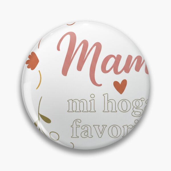 Item preview, Mamá Mi Hogar Favorito Spanish Mom Love Floral Design designed and sold by JMDesignHub.