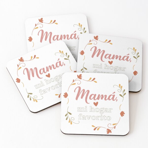 Item preview, Mamá Mi Hogar Favorito Spanish Mom Love Floral Design designed and sold by JMDesignHub.
