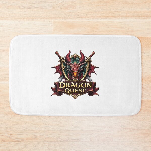 Item preview, Epic Red Dragon Quest Fantasy Shield and Swords Emblem designed and sold by shemodas.