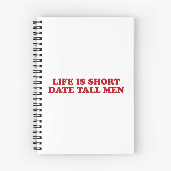 Item preview, Life Is Short Date Tall Men - Funny Relationship Quote Design designed and sold by CurlyDude.