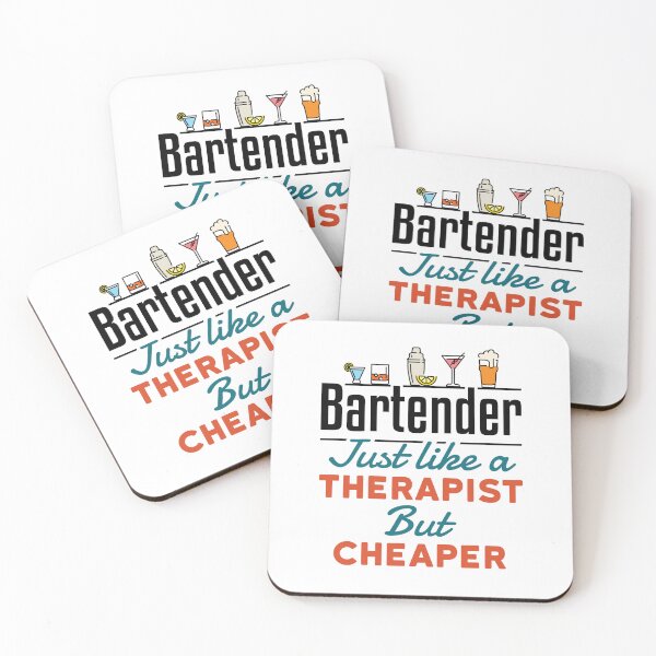 Item preview, Bartender Like a Therapist But Cheaper designed and sold by jaygo.