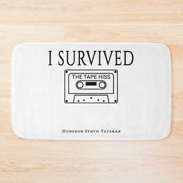 Item preview, I Survived The Tape Hiss designed and sold by Dungeon-Shop.