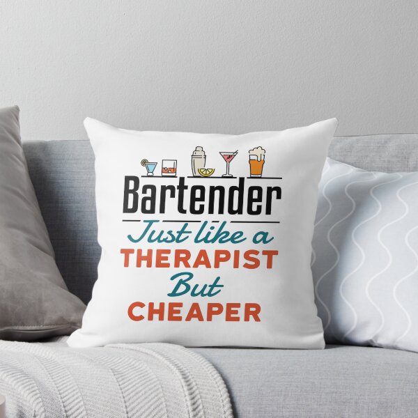 Item preview, Bartender Like a Therapist But Cheaper designed and sold by jaygo.