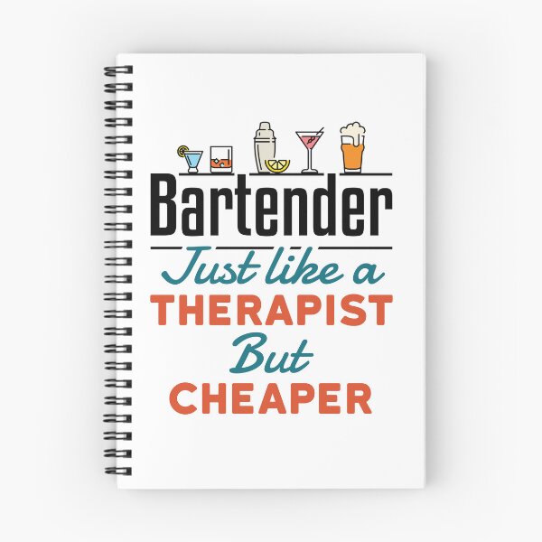 Item preview, Bartender Like a Therapist But Cheaper designed and sold by jaygo.