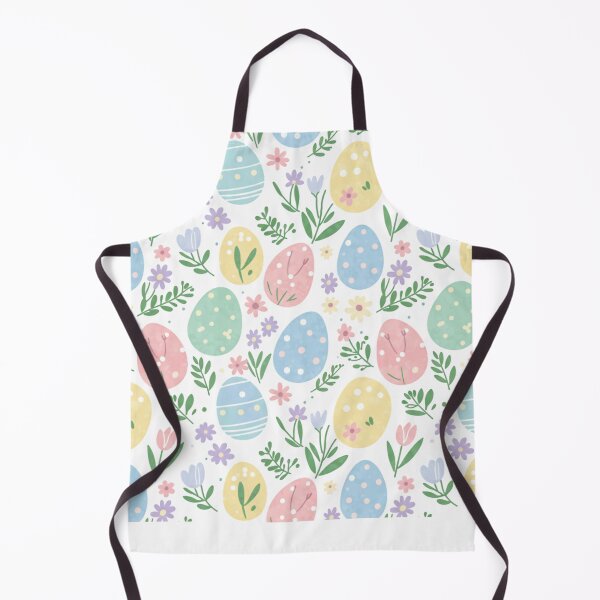 Item preview, Cute Easter Eggs and Spring Flowers Seamless Pattern designed and sold by JMDesignHub.