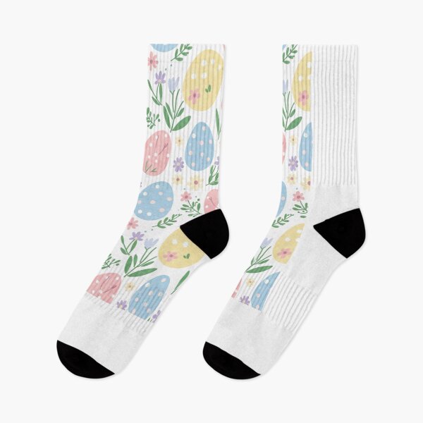 Item preview, Cute Easter Eggs and Spring Flowers Seamless Pattern designed and sold by JMDesignHub.