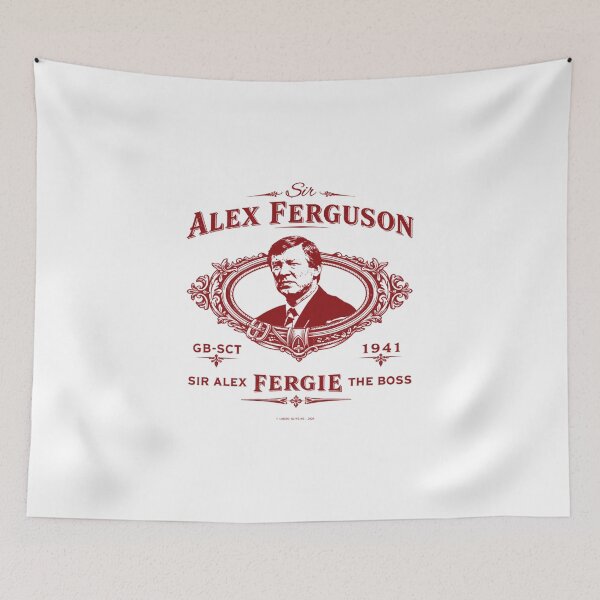 Item preview, Sir Alex Ferguson – The Boss Vintage Football Art designed and sold by moyjoystudio.