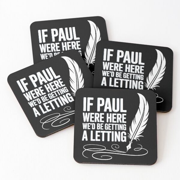 Item preview, If Paul Were Here We'd Be Getting A Letter – Funny Bible Humor designed and sold by SEBANOX.