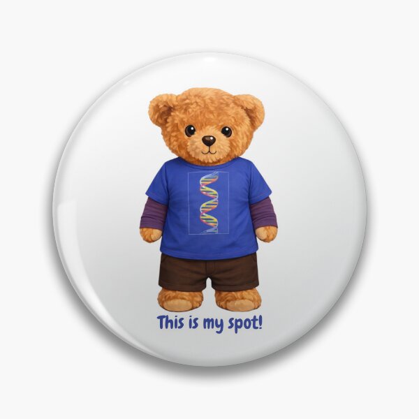 Item preview, DNA Scientist Teddy Bear - Cute Biology & Physics Nerd Art ? designed and sold by CuteBear87.