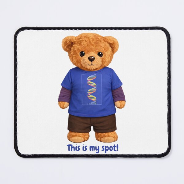 Item preview, DNA Scientist Teddy Bear - Cute Biology & Physics Nerd Art ? designed and sold by CuteBear87.