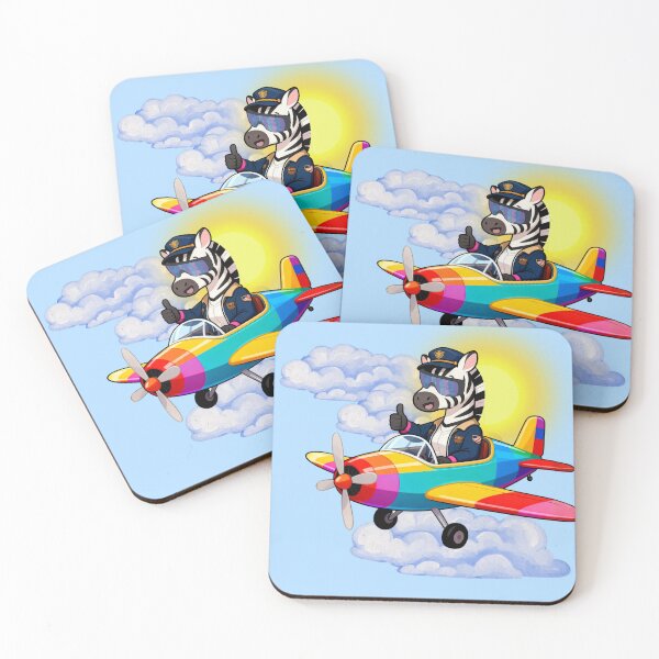 Item preview, Flying High Zebra Pilot designed and sold by ZebraDazzleDesigns.