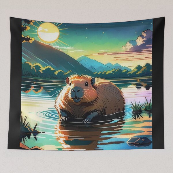 Item preview, Capybara Capivara designed and sold by Helios Be. Lavsh.