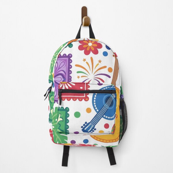 Item preview, Vibrant Mexican Fiesta Music Instruments Celebration Pattern designed and sold by JMDesignHub.