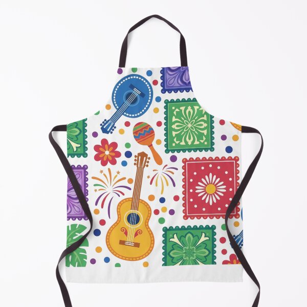 Item preview, Vibrant Mexican Fiesta Music Instruments Celebration Pattern designed and sold by JMDesignHub.