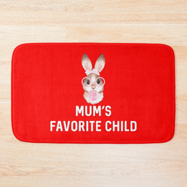 Item preview, Mum's Favorite Child Rabbit Mother's Day UK Sassy Easter Bunny Gift Rabbits Lover Birthday designed and sold by DogLover332.
