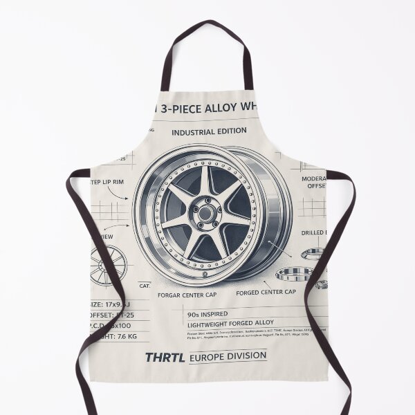 Item preview, 90s Deep Dish 3-Piece Wheel Blueprint – DDC-17 Industrial Edition | THRTL Europe Division Automotive Art designed and sold by ClassicThrottle.