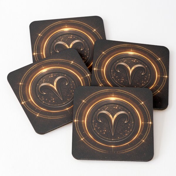 Item preview, Aries Radiant Ram Zodiac Symbol Emblem designed and sold by QuantumOasis.