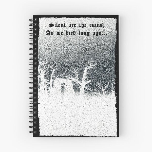 Item preview, Silent Are The Ruins As We Died Long Ago... (white version) designed and sold by Dungeon-Shop.