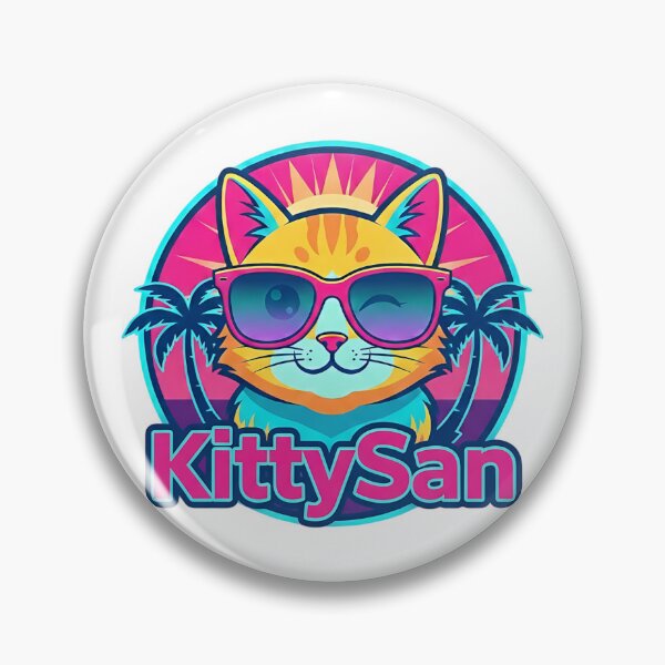 Item preview, KittySan – Zen Master Cat Beach Logo designed and sold by GlobalBoom.