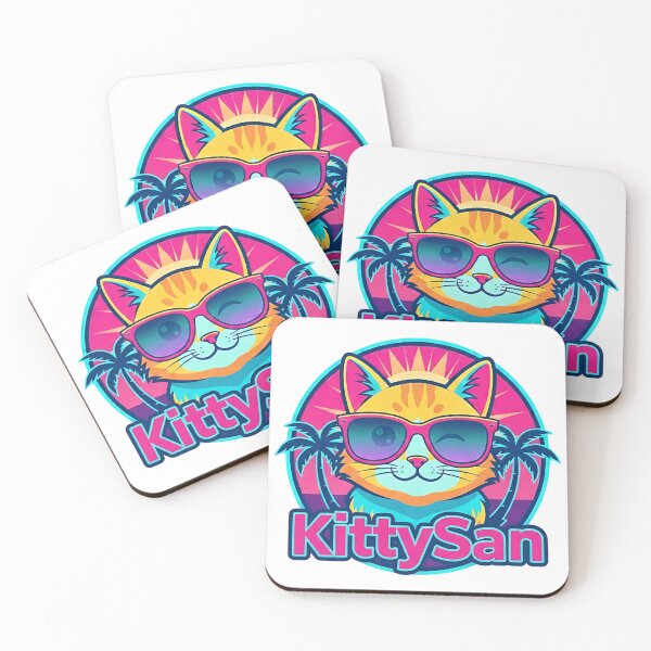 Item preview, KittySan – Zen Master Cat Beach Logo designed and sold by GlobalBoom.