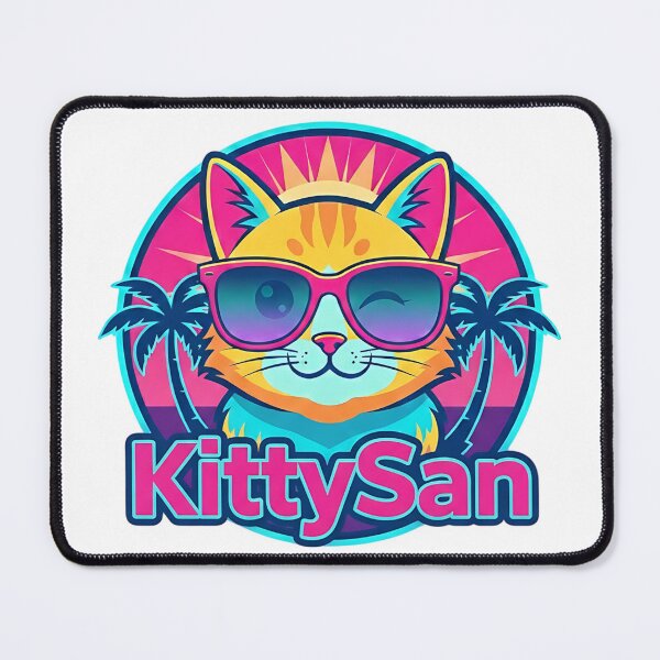 Item preview, KittySan – Zen Master Cat Beach Logo designed and sold by GlobalBoom.