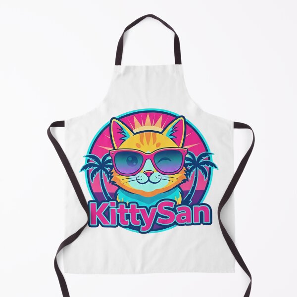 Item preview, KittySan – Zen Master Cat Beach Logo designed and sold by GlobalBoom.