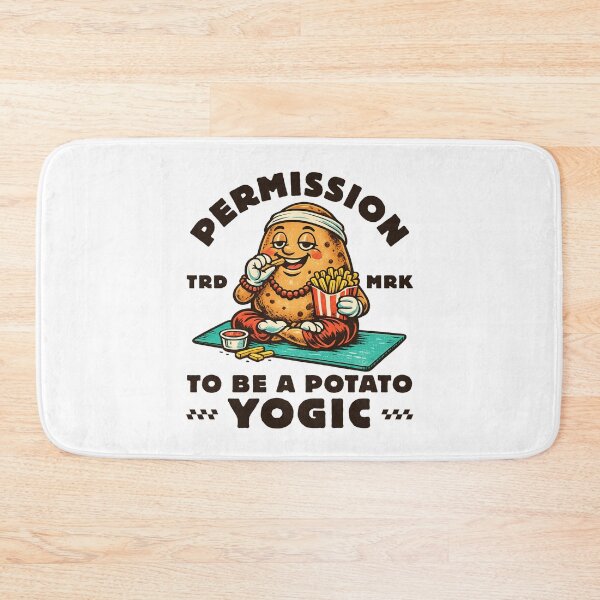 Item preview, Permission to be a potato yogic designed and sold by Peerless-Prime.